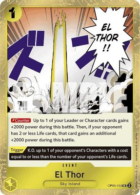 El Thor (Jolly Roger Foil), Premium Booster -The Best-