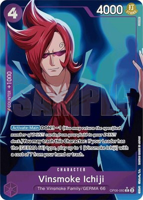 Vinsmoke Ichiji (OP06-060) (Full Art), Premium Booster -The Best-