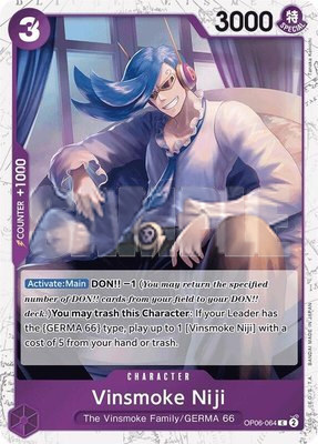 Vinsmoke Niji (OP06-064) (Jolly Roger Foil), Premium Booster -The Best-