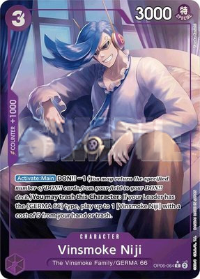 Vinsmoke Niji (OP06-064) (Full Art), Premium Booster -The Best-