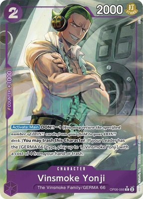 Vinsmoke Yonji (OP06-066) (Full Art), Premium Booster -The Best-