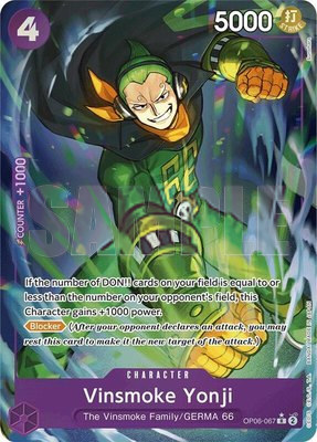 Vinsmoke Yonji (OP06-067) (Full Art), Premium Booster -The Best-