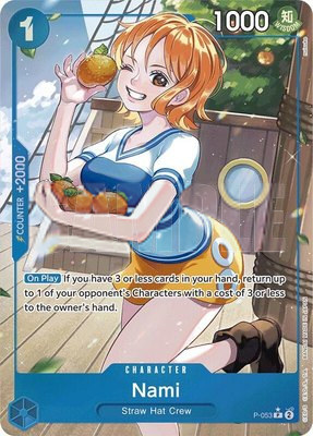 Nami (P-053) (Full Art), Premium Booster -The Best-