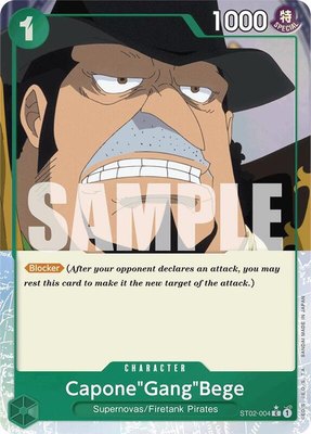 Capone"Gang"Bege (ST02-004) (Full Art), Premium Booster -The Best-