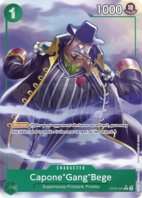 Capone"Gang"Bege (ST02-004) (Alternate Art), Premium Booster -The Best-