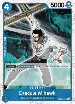 Dracule Mihawk (ST03-005) (Jolly Roger Foil), Premium Booster -The Best-