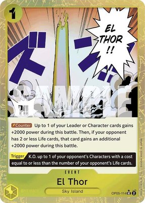 El Thor (Textured Foil), Premium Booster -The Best-