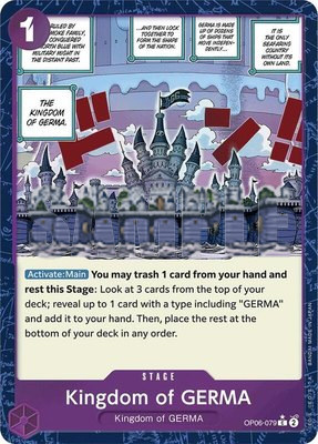 Kingdom of GERMA (Textured Foil), Premium Booster -The Best-