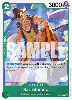 Bartolomeo (P-029) (Reprint), Premium Booster -The Best-