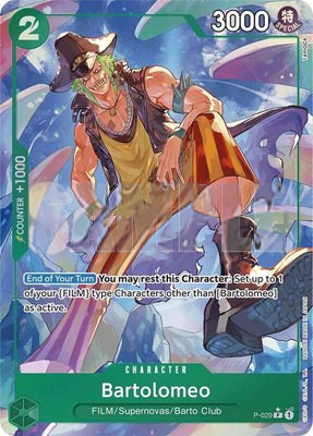 Bartolomeo (P-029) (Full Art), Premium Booster -The Best-