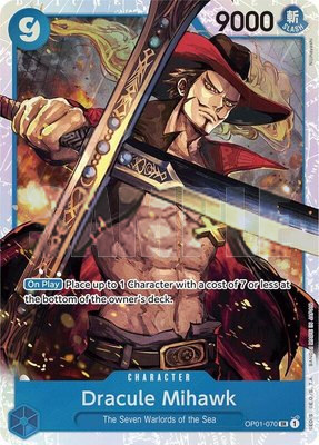 Dracule Mihawk (OP01-070) (Reprint), Premium Booster -The Best-