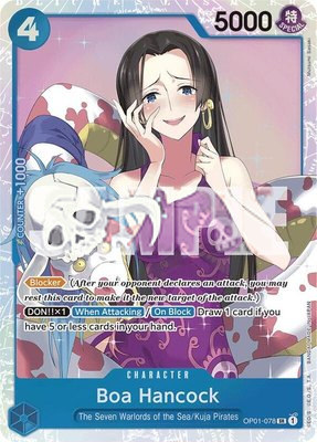 Boa Hancock (OP01-078) (Reprint), Premium Booster -The Best-