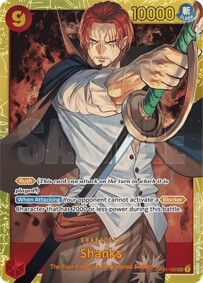 Shanks (OP01-120) (Reprint), Premium Booster -The Best-