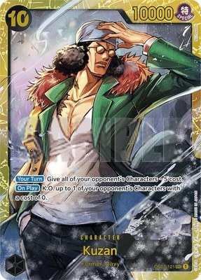 Kuzan (OP02-121) (Reprint), Premium Booster -The Best-