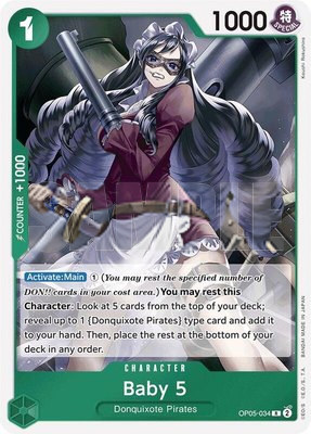 Baby 5 (OP05-034) (Reprint), Premium Booster -The Best-
