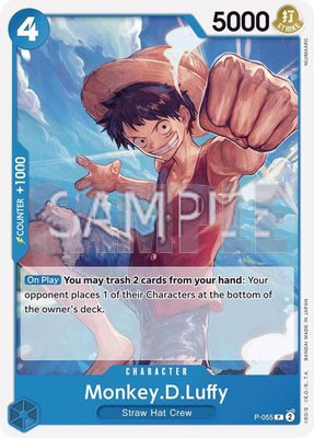 Monkey.D.Luffy (P-055) (Reprint), Premium Booster -The Best-