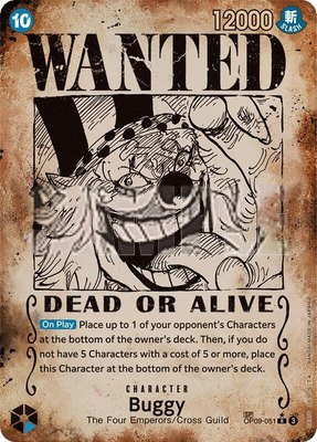 Buggy (051) (Wanted Poster), Emperors in the New World