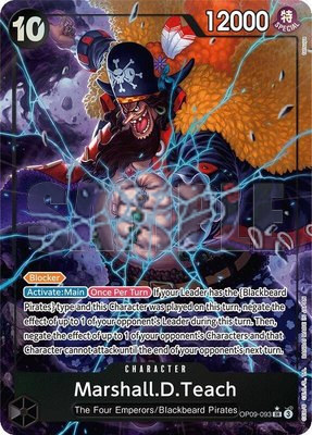Marshall.D.Teach (093) (Alternate Art), Emperors in the New World