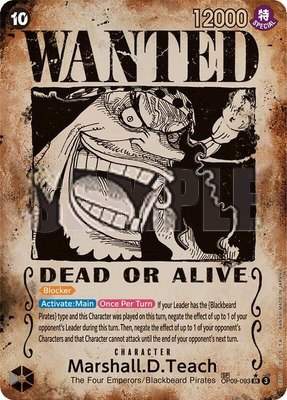 Marshall.D.Teach (093) (Wanted Poster), Emperors in the New World
