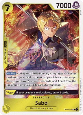 Sabo (104), Emperors in the New World