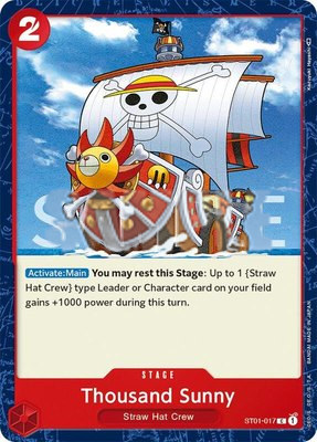 Thousand Sunny, Revision Pack Cards