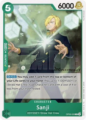Sanji (028), Emperors in the New World: 2nd Anniversary Tournament Cards
