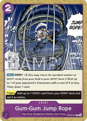 Gum-Gum Jump Rope, Emperors in the New World: 2nd Anniversary Tournament Cards