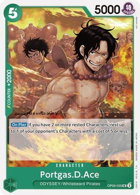 Portgas.D.Ace, Emperors in the New World: 2nd Anniversary Tournament Cards