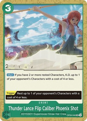 Thunder Lance Flip Caliber Phoenix Shot, Emperors in the New World: 2nd Anniversary Tournament Cards
