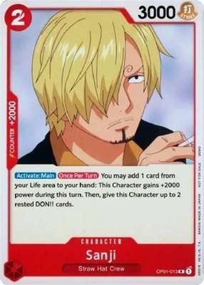 Sanji, One Piece Demo Deck Cards