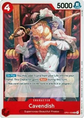 Cavendish, One Piece Demo Deck Cards
