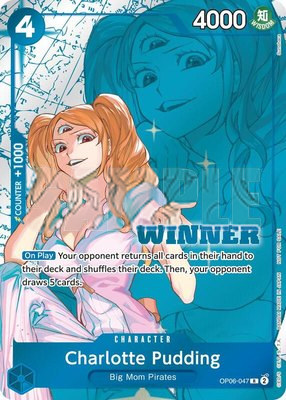 Charlotte Pudding (Winner Pack 2025 Vol. 1), One Piece Promotion Cards