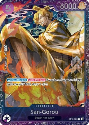 San-Gorou (Treasure Cup 2025), One Piece Promotion Cards