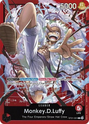 Monkey.D.Luffy (001), Starter Deck EX: Gear 5