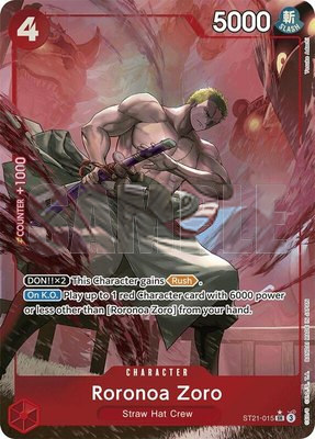 Roronoa Zoro (Parallel), Starter Deck EX: Gear 5
