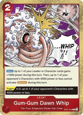 Gum-Gum Dawn Whip, Starter Deck EX: Gear 5