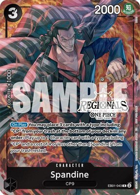 Spandine (Offline Regional Participation Pack 2025 Vol.1), One Piece Promotion Cards