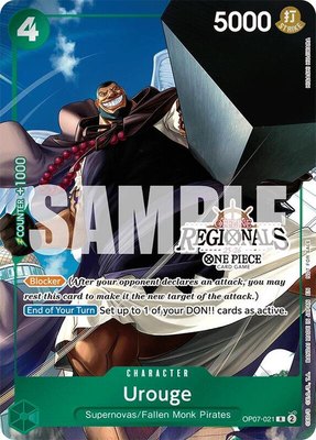 Urouge (Offline Regional Participation Pack 2025 Vol.1), One Piece Promotion Cards