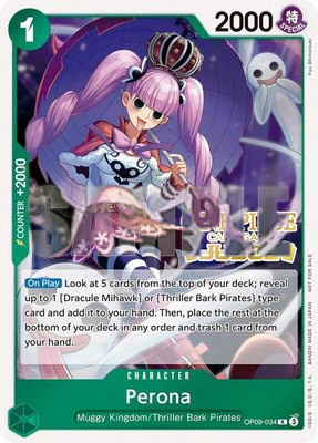 Perona (Judge Pack Vol. 5), One Piece Promotion Cards