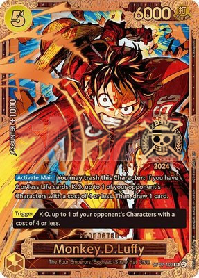 Monkey.D.Luffy (Championship 2024 World Final 3rd Place), One Piece Promotion Cards