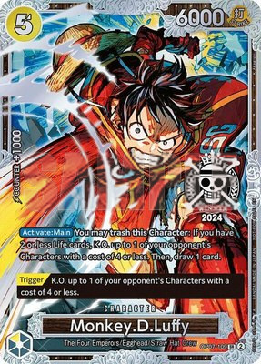 Monkey.D.Luffy (Championship 2024 World Final 2nd Place), One Piece Promotion Cards