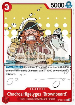 Chadros.Higelyges (Brownbeard), Royal Blood Release Event Cards