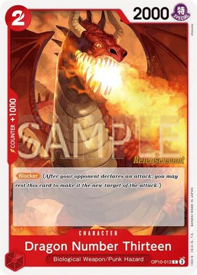 Dragon Number Thirteen, Royal Blood Release Event Cards