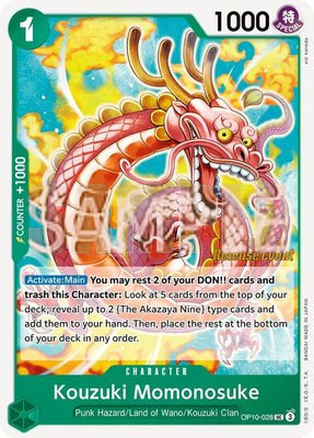 Kouzuki Momonosuke (028), Royal Blood Release Event Cards