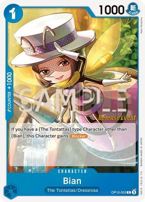 Bian, Royal Blood Release Event Cards