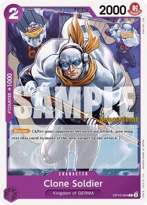 Clone Soldier, Royal Blood Release Event Cards