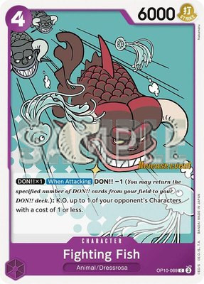 Fighting Fish, Royal Blood Release Event Cards