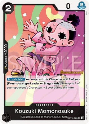 Kouzuki Momonosuke (083), Royal Blood Release Event Cards