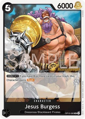 Jesus Burgess, Royal Blood Release Event Cards