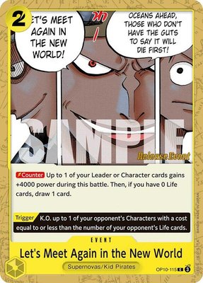 Let's Meet Again in the New World, Royal Blood Release Event Cards